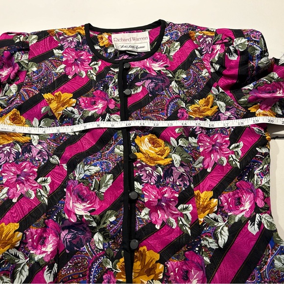 Vintage Richard Warren silk jacket from Sak’s Fifth Avenue - Picture 11 of 12